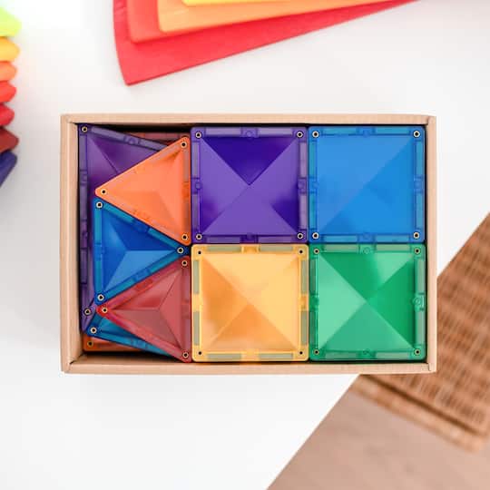 Connetix® Magnetic Tiles Rainbow Starter Set